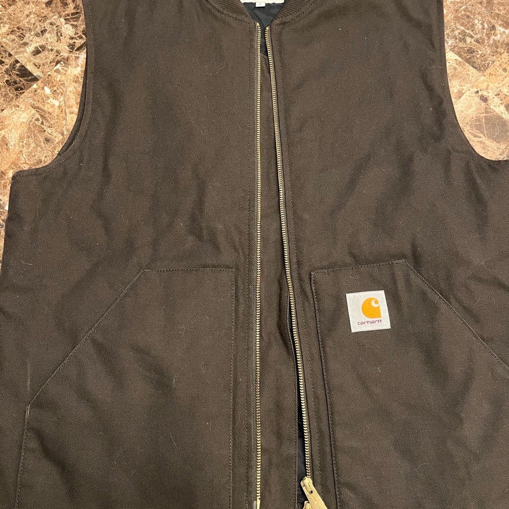 Carhartt WIP Brown Canvas Vest